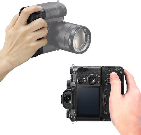 حامل بطارية عمودي VG-C3EM لكاميرات Sony A9 A7III A7RIII، مزامنة جميع الوظائف، يحمل بطاريتين ليثيوم أيون NP-FZ100 قابلة لإعادة الشحن in Kuwait