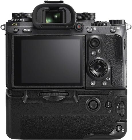 حامل بطارية عمودي VG-C3EM لكاميرات Sony A9 A7III A7RIII، مزامنة جميع الوظائف، يحمل بطاريتين ليثيوم أيون NP-FZ100 قابلة لإعادة الشحن in Kuwait