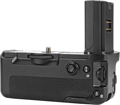 حامل بطارية عمودي VG-C3EM لكاميرات Sony A9 A7III A7RIII، مزامنة جميع الوظائف، يحمل بطاريتين ليثيوم أيون NP-FZ100 قابلة لإعادة الشحن in Kuwait