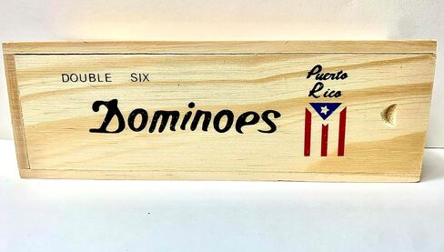 لعبة بورتوريكو دومينو مع خريطة وعلم منقوش في جميع القطع. لعبة دومينو بورتوريكو مع بانديرا دي بورتوريكو تم التقاطها في جميع القطع. هدية مثالية أو تذكارية in Kuwait