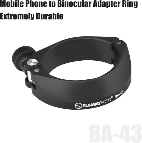 SUNWAYFOTO BA-43 Cell Phone Photography Adapter for Binocular, Universal Smartphone Mount for Binocular,Capture Photos and Video Through Binocular in Saudi Arabia