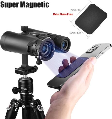 SUNWAYFOTO BA-43 Cell Phone Photography Adapter for Binocular, Universal Smartphone Mount for Binocular,Capture Photos and Video Through Binocular in Saudi Arabia