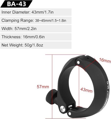 SUNWAYFOTO BA-43 Cell Phone Photography Adapter for Binocular, Universal Smartphone Mount for Binocular,Capture Photos and Video Through Binocular in Saudi Arabia