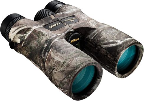 Nikon Prostaff 7S 10x42 Binoculars (16642) TrueTimber Kanati Camo Compact Binocular Bundle with Lens Pen, Carry Case, and Cloth for Adults - Bird Watching, Hunting, Zoom Optics Lightweight Camouflage in Saudi Arabia