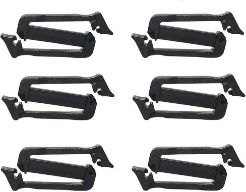 ماجيك آند شل 6 قطع 1 بوصة مشبك حزام مشبك حقيبة الظهر مشبك حزام مولي in Kuwait