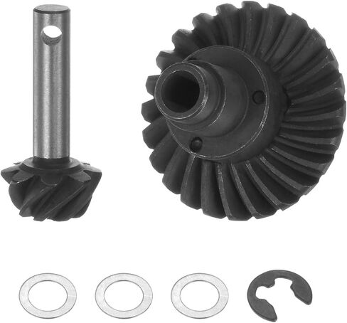 uxcell Steel Diff Gear Steel, 24T 8T Helical Gear RC Car, 1 Set Crawler Truck Car Upgrades Parts Accessories in Saudi Arabia