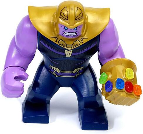 LEGO Thanos Minifigure with Gauntlet and 6 Infinity Stones from Infinity War in Saudi Arabia