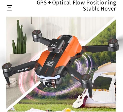 طائرة بدون طيار GoolRC GPS مع كاميرا مزدوجة 8K للبالغين، طيران لمدة 60 دقيقة مع 3 بطاريات، محرك بدون فرشاة قابل للطي FPV RC كوادكوبتر مع حقيبة حمل، تجنب العوائق، الإرجاع التلقائي، التدفق البصري، وضع مقطوعة الرأس، طيران نقطة الطريق in Saudi Arabia