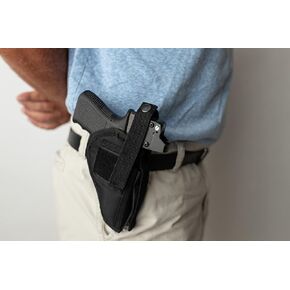 Holster Chicks LLC Optical Gun Holster Hip FITS Walther CCP M2 3.54" BRL PK 380 CCP 3 3.66" BRL PPQ SC 3.5" BRL PDP 4" BRL Taurus T22 Taurus Slim Series 709 9MM 3.0" BRL SIMA 9MM RD5