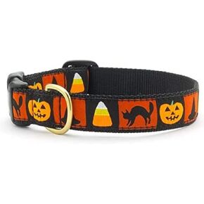 Up Country Halloween Dog Collar Large (15 to 21 inches) 1 Inch Wide Width