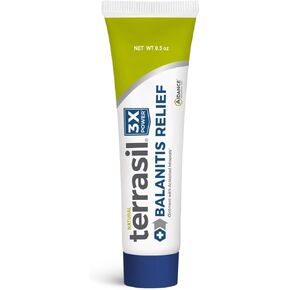Terrasil Balanitis Antifungal Cream, Soothing Anti Itch Cream for Relief from Inflammation, Irritation and Balanitis Symptoms, 50g Tube