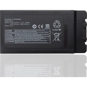 CF-VZSU0PR CF-VZSU0PW Battery for Panasonic Toughbook CF54 CF-54 Mk1 Mk2 Mk3 Series 54 Gloved Multi Touch,54 Lite, 54 Performance, 54 Prime CF-54F9001KM CF-VZSU0GW CF-VZSU0KR 11.1V 46Wh/4200mAh/6-Cell