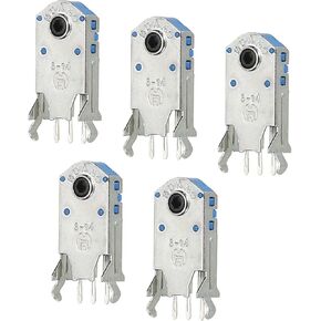 MECCANIXITY Mouse Wheel Encoder 14mm 300W Time Accurate Decoder Rotary Mouse Scroll Wheel Encoder 5 Pcs