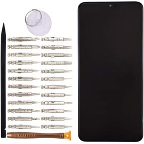 G710EM LCD Digitizer Touch Glass Screen with Frame Replacement for LG G7 ThinQ G710PM G710VMP G710ULM New Moroccan Blue