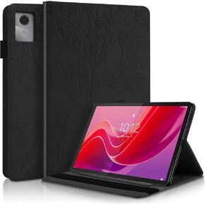 Case for Lenovo Tab M11 11 Inch 2024 (TB330FU) PU Leather Protective Case Lightweight Flip Stand with Elastic Band & Card Holder for Lenovo Tab M11-Turquoise