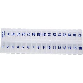 PillThing Monthly Pill Organizer 1 Time a Day, 31 Day Pill Organizer Dispenser with Extra Compartment, Large Daily Pillbox Case for Vitamins, Supplements, Fish Oil