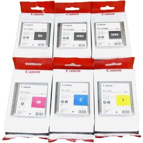 Canon PFI102MK Ink Tank B/C/M/Y 1 Pack in Retail Packaging