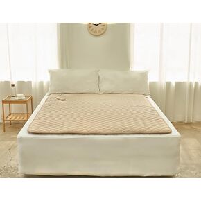 Shield Life Heated Mattress Pad Full Size with Electronic Magnetic Frequency Blocking, TheraMat Lite Large Heating Pad for Double Size Bed by ShieldLife