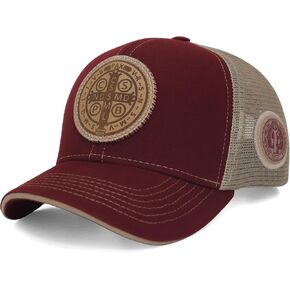 ساكوديدو | قبعة سائق الشاحنة Saint Benedict - قبعات Snapback، قابلة للتعديل، للجنسين، رائعة للصيد in Kuwait