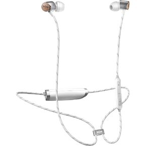 House of Marley Uplift 2 Wireless: Wireless Earphones with Microphone, Bluetooth Connectivity, 10 Hours of Playtime, and Sustainable Materials (Silver)