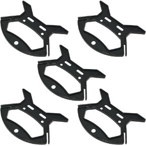 5PCS Nylon Rope Winder with No Rope Included 11.2x9.1cm Cord Organizer Power Strip Cord Reel Suitable for Organizing String Lights Charging Cables Fishing Lines Black
