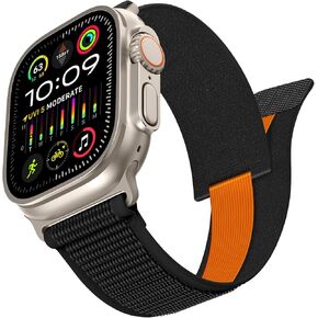 NewWays Trail Loop Nylon Band Compatible for Apple Watch Ultra Band Ultra 2 Series 9 Series 8 Series7 SE 6 5 4 3 2 1