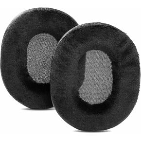 TaiZiChangQin K361 BT K371 BT Upgrade Ear Pads Cushions Replacement Compatible with AKG K361 K371 K361BT K371BT Studio Headphone (Velour Earpads Black)