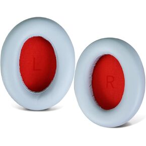 Replacement Earpads for 1MORE SonoFlow,SonoFlow SE Active Noise Cancelling Headphones,Ear Pads Cushions with Noise Isolation Memory Foam,Soft Protein Leather(Black)
