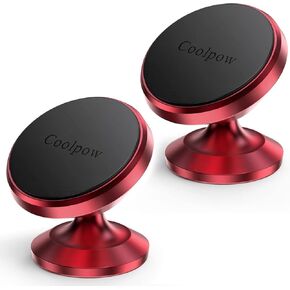 【2-Pack】Magnetic Phone Holder for car, [Strong Magnet] Magnetic Phone Mount for Car [4 Plate] iPhone Magnetic car Phone Holder Mount for Cell Phone [360° Rotation] Phone Holders for Your Car Magnetic