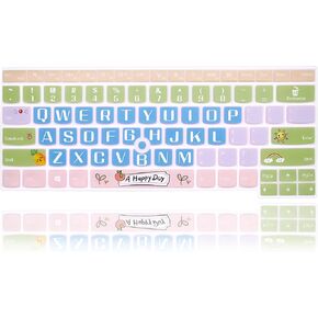 US Silicone Keyboard Cover for Lenovo IdeaPad ThinkPad E430,E430C,E435,E330,E335,E445,E435,S430,L330,T430U Protective Skin,Happy Day