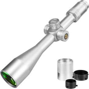 WestHunter Optics HD-N 6-24x50 FFP Riflescope, 30 mm Tube First Focal Plane Etched Glass Reticle Tactical 1/8 MOA Hunting Shooting Scopes