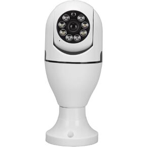 Luqeeg Light Bulb Security Camera, Light Bulb Security Camera Outdoor, Indoor Home Security Cameras, Surveillance Camera with Two Way Audio, Night