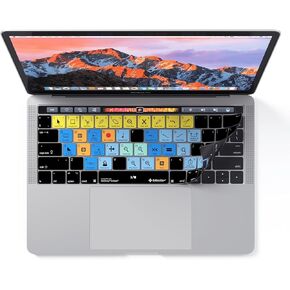 Keyboard Cover Designed for Steinberg's Cubase FITS Apple MacBook Pro with Touch Bar 13" & 15" | Shortcut Skin & Protection
