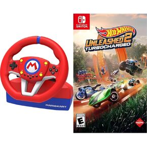 Hori Nintendo Switch Mario Kart Racing Wheel Pro Mini By - Officially Licensed By Nintendo