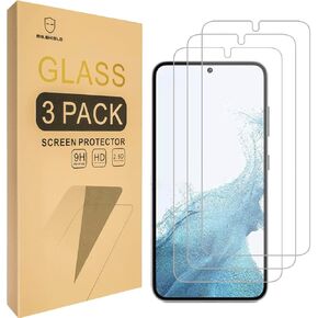Mr.Shield [3-Pack Designed For Samsung Galaxy S23+ 5G / Galaxy S23 Plus 5G [Fingerprint Unlock Compatible] [Tempered Glass] [Japan Glass with 9H Hardness] Screen Protector
