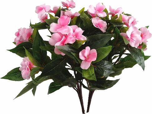 Mynse قطعتان من الزهور الاصطناعية لتزيين الشرفة والحديقة بونساي (أصفر) in Kuwait