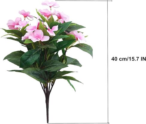 Mynse قطعتان من الزهور الاصطناعية لتزيين الشرفة والحديقة بونساي (أصفر) in Kuwait