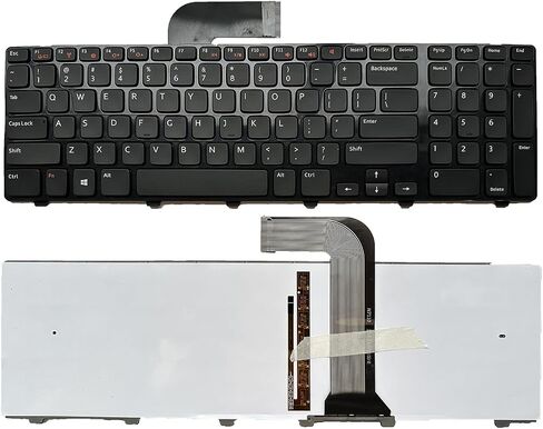 Laptop Replacement US Layout with Backlight Keyboard for Dell Inspiron 17 17R N7110 5720 7720/XPS 17 L701X L702 X 454RX 0454RX/Vostro 3750 Series Laptop US Layout 0454RX NSK-DZ2SQ in Saudi Arabia
