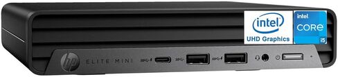 HP Elite Mini 800 G9 Home & Business Mini Desktop (Intel i5-12500T 6-Core, 64GB DDR5 4800MHz RAM, 512GB PCIe SSD, Intel UHD 770, Win 10 Pro) Refurbished (Renewed) in Saudi Arabia