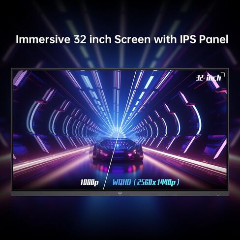 شاشة ألعاب KTC مقاس 27 بوصة QHD، شاشة ألعاب كمبيوتر 180 هرتز 1 مللي ثانية GTG Fast IPS 2K، شاشة بدون إطار بدقة 1440 بكسل HDR مع مزامنة تكيفية، تعديل الإمالة، متوافق مع VESA، العناية بالعين، DisplayPort HDMI، H27T22S in Kuwait