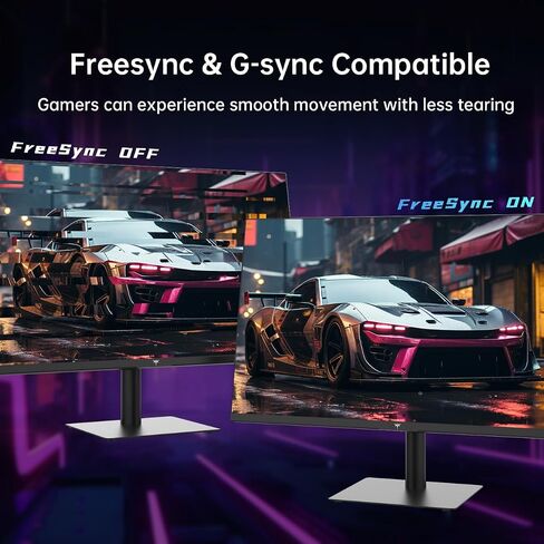 شاشة ألعاب KTC مقاس 27 بوصة QHD، شاشة ألعاب كمبيوتر 180 هرتز 1 مللي ثانية GTG Fast IPS 2K، شاشة بدون إطار بدقة 1440 بكسل HDR مع مزامنة تكيفية، تعديل الإمالة، متوافق مع VESA، العناية بالعين، DisplayPort HDMI، H27T22S in Kuwait
