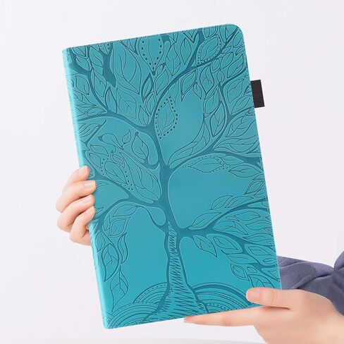 Case for Lenovo Tab M11 11 Inch 2024 (TB330FU) PU Leather Protective Case Lightweight Flip Stand with Elastic Band & Card Holder for Lenovo Tab M11-Turquoise in Saudi Arabia