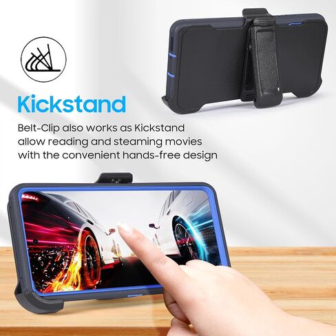 Compatible for Motorola Moto Edge 50 Ultra 2024 Case, Durable Military-Grade Belt Clip Holster Heavy Duty Defender Case Dustproof Shockproof Protection 3 in 1 Rugged Cover (Tree Camo) in Saudi Arabia