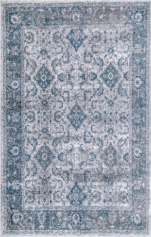 سجادة منطقة NuLOOM Vintage Anaelle، مقاس 10.16 سم × 15.24 سم، أزرق in Saudi Arabia