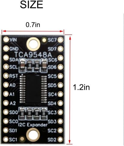 TCA9548A I2C Multiplexer Breakout Board 8 Channel Expansion Board with pi Header for Arduino in Saudi Arabia
