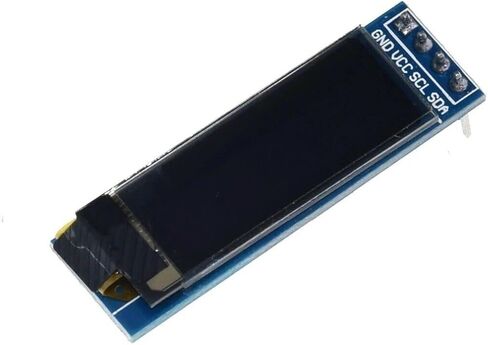 Mustpoint 2x OLED LCD Display 0.91" SSD1306 4PIN 128x32 IIC I2C DC 3.3V-5V Serial DIY Module for Arduino (White) in Saudi Arabia