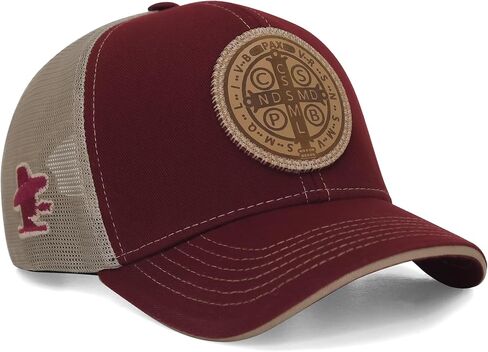 ساكوديدو | قبعة سائق الشاحنة Saint Benedict - قبعات Snapback، قابلة للتعديل، للجنسين، رائعة للصيد in Kuwait