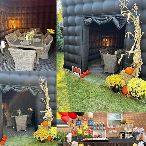 Inflatable Nightclub Cube Tent Disco Light Nightclub Tent with LED Colour Lighting Suitable for Birthday Parties/Friend Gatherings/Family Celebration Parties in Kuwait