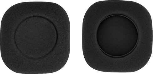 وسائد أذن بديلة من إسفنج QuickFit من Geekria لسماعات Logitech H150 H151 H130 H250 وسائد أذن ووسائد أذن لسماعات الرأس وأجزاء إصلاح غطاء أكواب الأذن (أسود) in Saudi Arabia