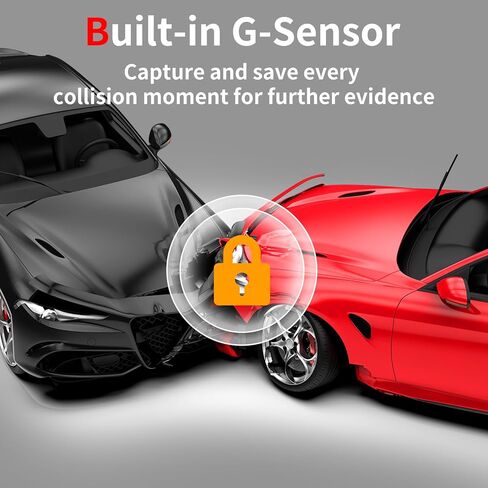 كاميرا داش كام أمامية 4K، كاميرا داش واي فاي للسيارات مع بطاقة SD سعة 64 جيجابايت، كاميرا WANLIPO Dashcam رؤية واسعة 170 درجة، كاميرا سيارة لاسلكية مع شاشة IPS 3 بوصة، مستشعر G، تسجيل حلقي، شاشة وقوف السيارات 24 ساعة، رؤية ليلية in Kuwait